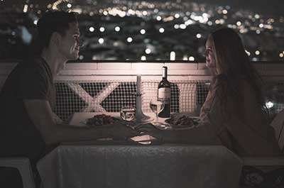 romantic dinner